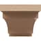 Ekena Millwork 7"W x 14"D x 7"H Wide Mediterranean Rough Cedar Woodgrain TimberThane Corbel, Primed Tan CORUR07X14X07MEDRCPR - alternate 6